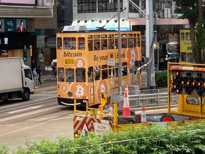 Новые биткоин-трамваи появились в Гонконге